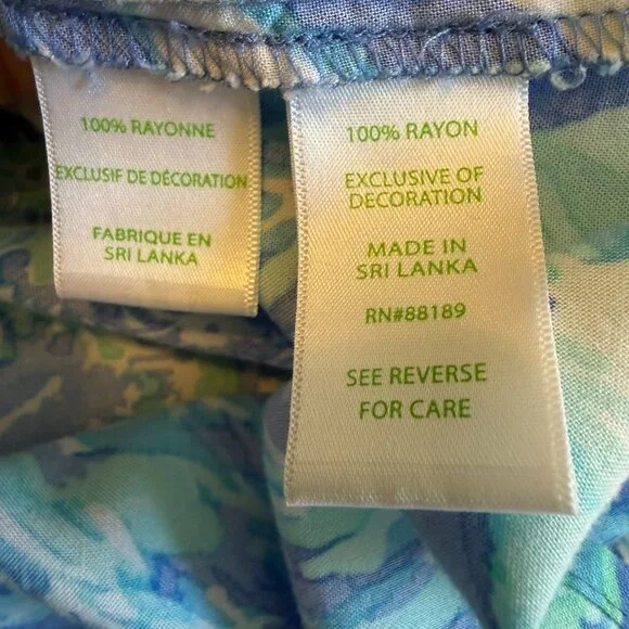 Lilly Pulitzer Hollie Tunic Dress Turtley Awesome Blue Peri Size Large - Picture 6 of 6